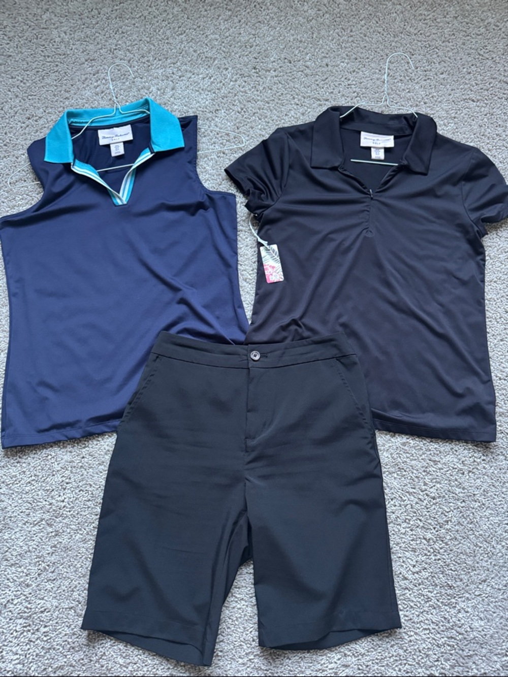 Tommy Bahama golf polos and pants bundle